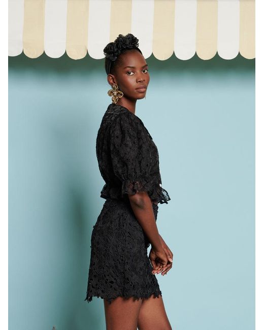 Sister Jane Green Dream Peach Flower Blouse