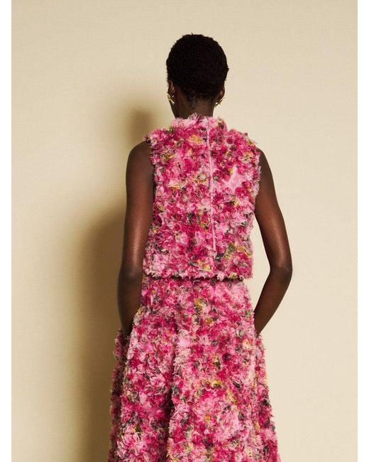 Sister Jane Red Dream Meadow Palette Tulle Top