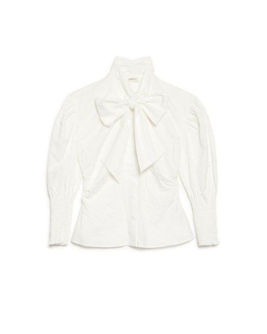 Sister Jane White Ghospell Vittoria Bow Blouse
