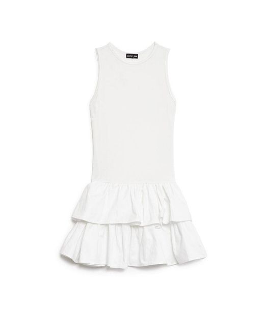 Sister Jane Orange Una Baile Rib Mini Dress