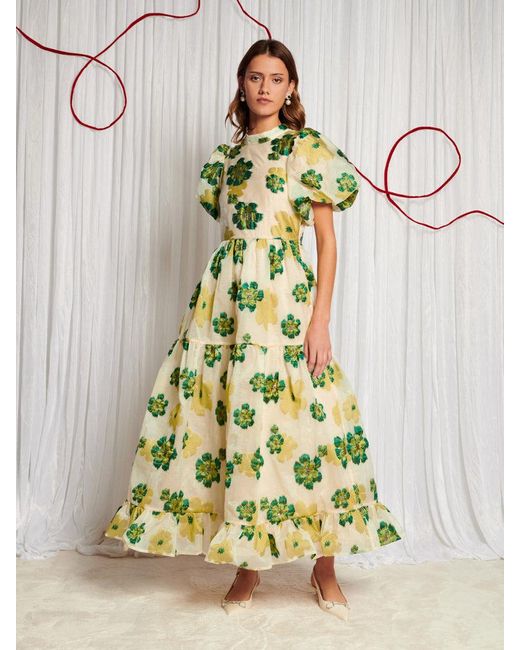 Sister Jane Dream Oriole Jacquard Maxi Dress | Lyst