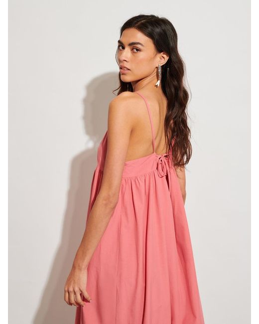 Sister Jane Pink Ghospell Bodhi Midi Bubble Dress