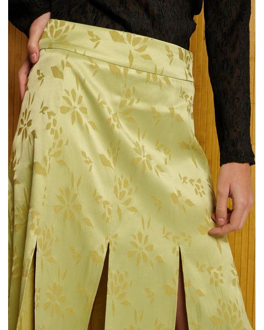 Sister Jane Yellow Ghospell Kennedy Midi Skirt