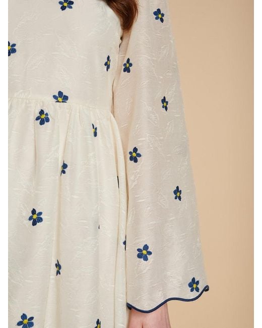 Sister Jane Natural Livia Embroidered Midi Dress