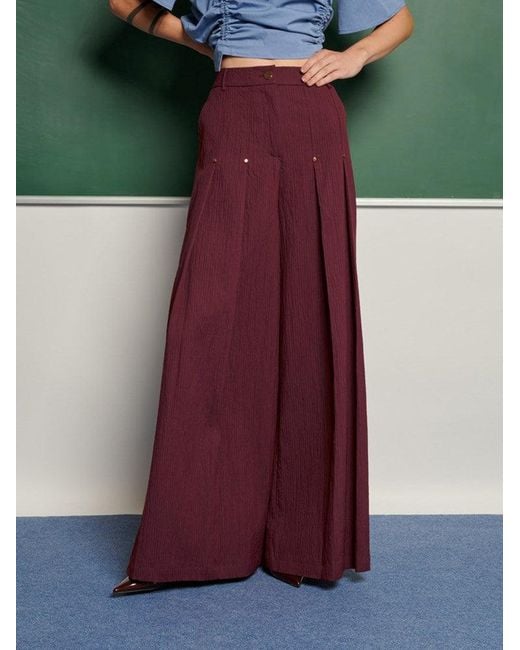 Sister Jane Green Ghospell Kiraz Pleated Trousers