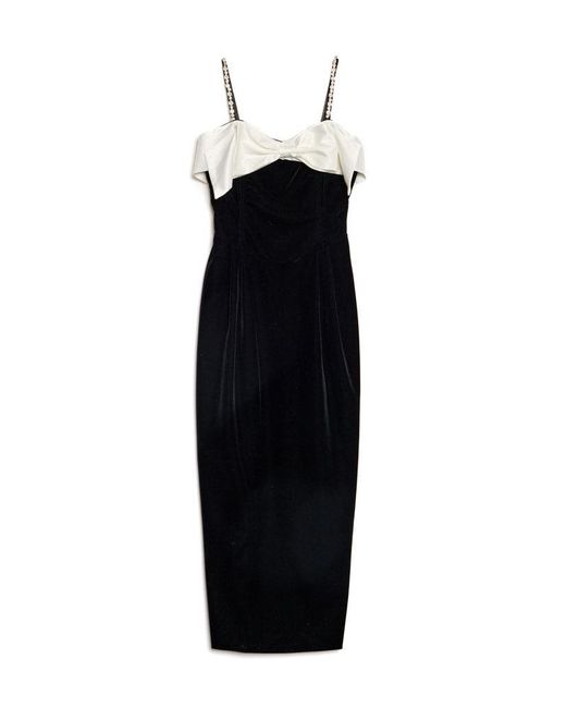 Sister Jane Black Kelly Velvet Maxi Dress