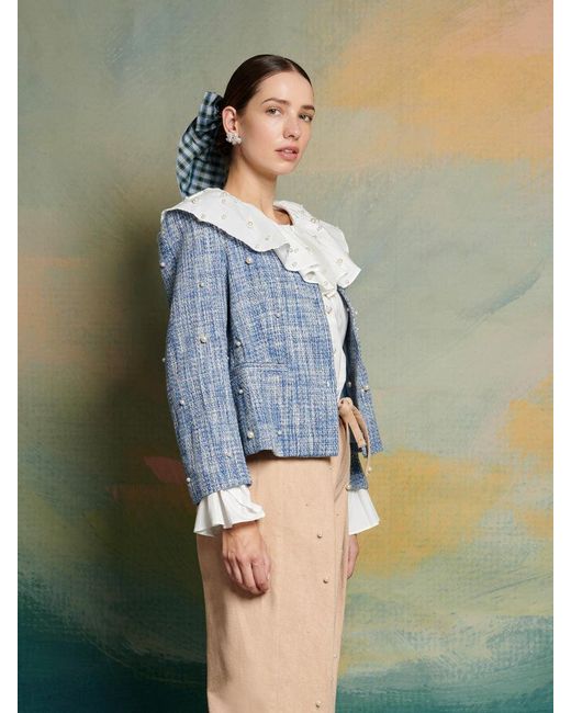 Sister Jane Blue Dream Victoria Pearl Jacket
