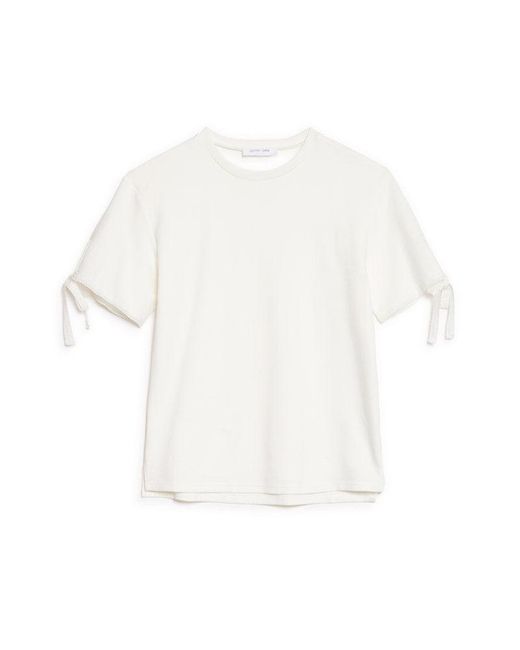 Sister Jane Blue Andros Lace Tie T-shirt