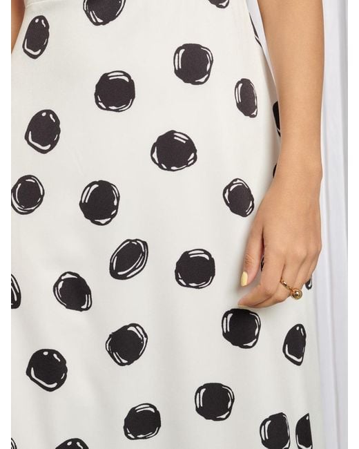 Sister Jane White Spot Palette Midi Dress