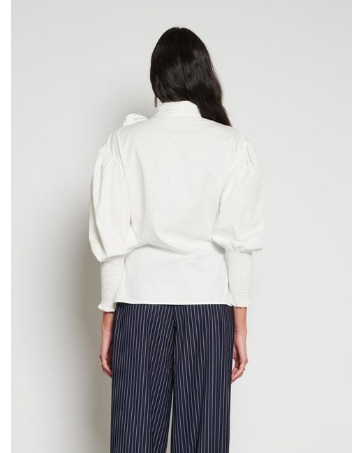 Sister Jane White Ghospell Vittoria Bow Blouse