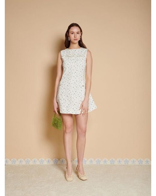 Sister Jane Natural Dalarna Ditsy Mini Dress