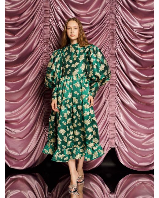 Sister Jane Multicolor Dream Showstopper Jacquard Maxi Dress