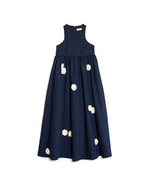 Sister Jane Blue Dream River Flower Midi Dress
