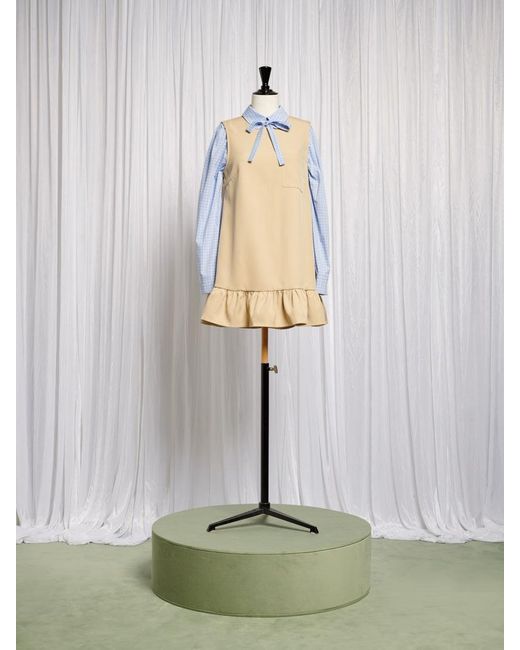 Sister Jane Natural Catherine 2 In 1 Mini Dress