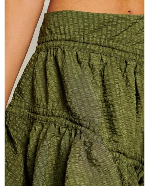 Sister Jane Green Ghospell Maz Ruched Mini Skirt