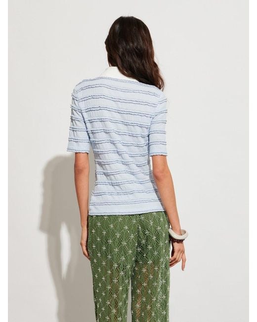 Sister Jane White Ghospell Noa Stretch Top