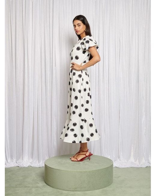 Sister Jane White Spot Palette Midi Dress