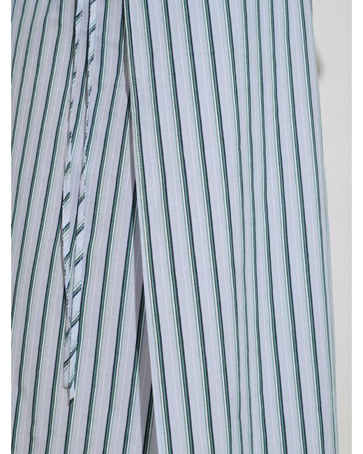 Sister Jane Blue Ghospell Saafiya Striped Midi Skirt