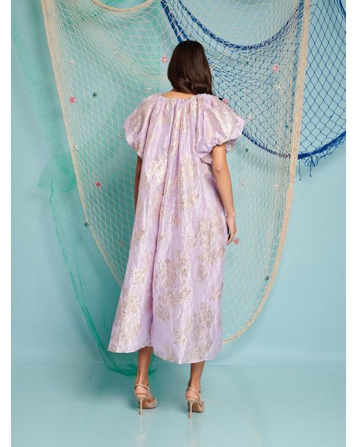 Sister Jane Dream Port Flora Midi Dress in Blue | Lyst