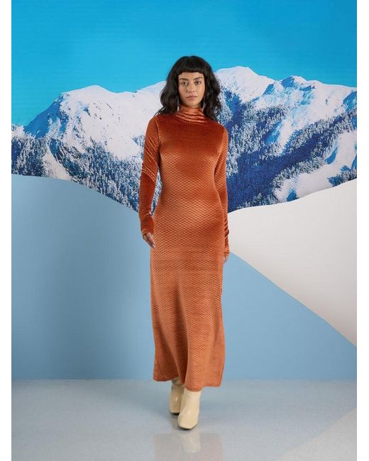 Sister Jane Blue Ghospell Jetta Velour Midi Dress