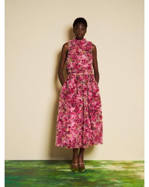 Sister Jane Red Dream Meadow Palette Tulle Top