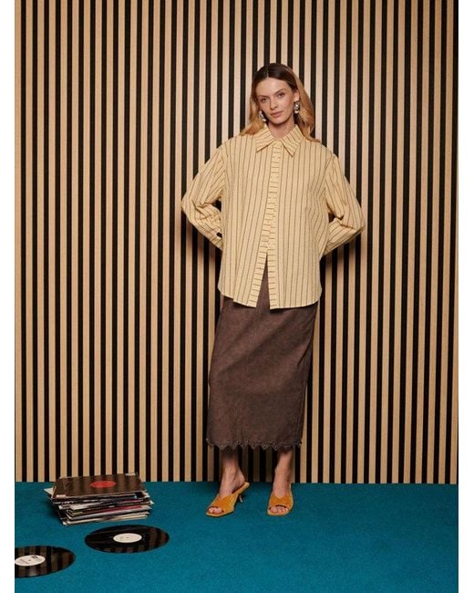 Sister Jane Brown Ghospell Nita Stripe Shirt