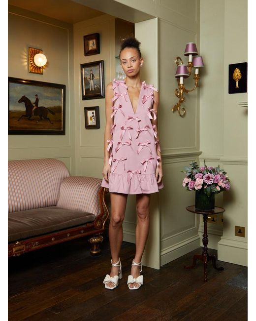 シスタージェーン Zinnia Bow Mini Dress リボンワンピース Sister Jane Zinnia Bow Mini Dress | Lyst