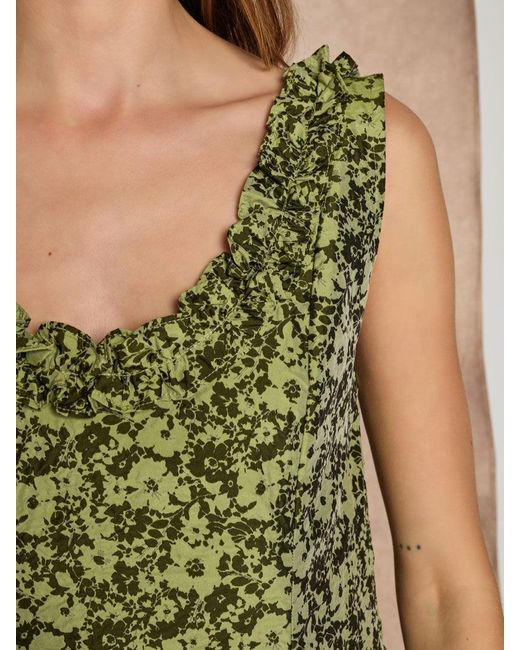 Sister Jane Women's Green Ghospell Renata Floral Midi Dress -  www.rajagirimanappuram.com