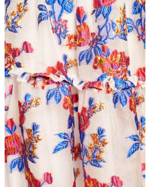 Sister Jane Pink Dream Azur Bloom Jacquard Maxi Dress