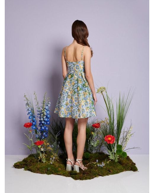 Sister Jane Multicolor Dream Marigold Jacquard Mini Dress
