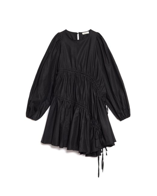 Sister Jane Ghospell Noor Ruched Mini Dress in Black | Lyst UK