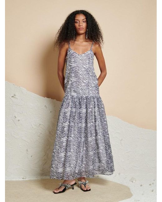 Sister Jane Multicolor Ghospell Cameron Zebra Midi Dress