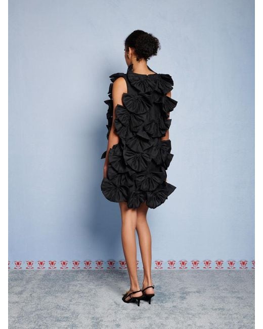 Sister Jane Black Dream Heritage Bow Mini Dress