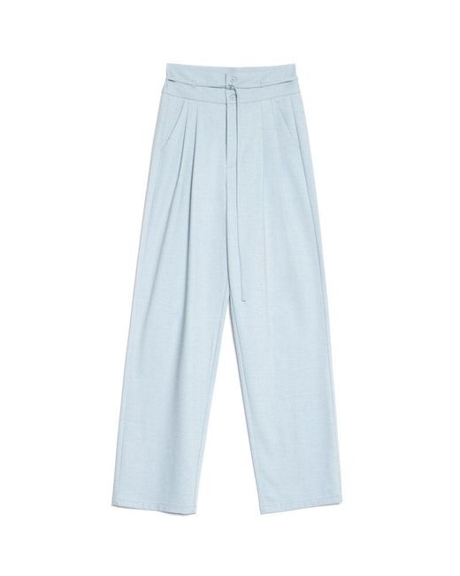 Sister Jane Blue Evander High Waisted Trousers