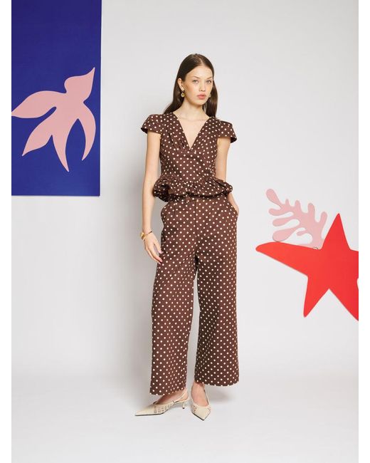 Sister Jane Multicolor Arles Polka Dot Top