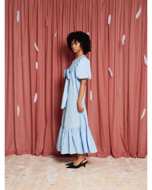 Sister Jane Red Flutter Bow Midi Dress