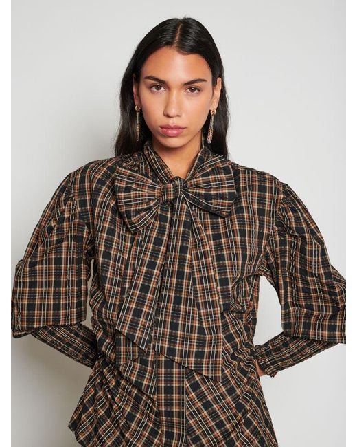 Sister Jane Brown Ghospell Tamara Bow Blouse