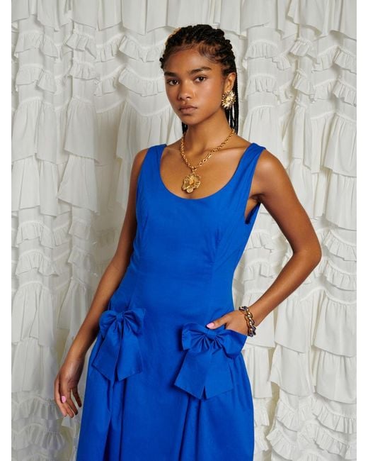 Sister Jane Dream Blue Diary Midi Dress