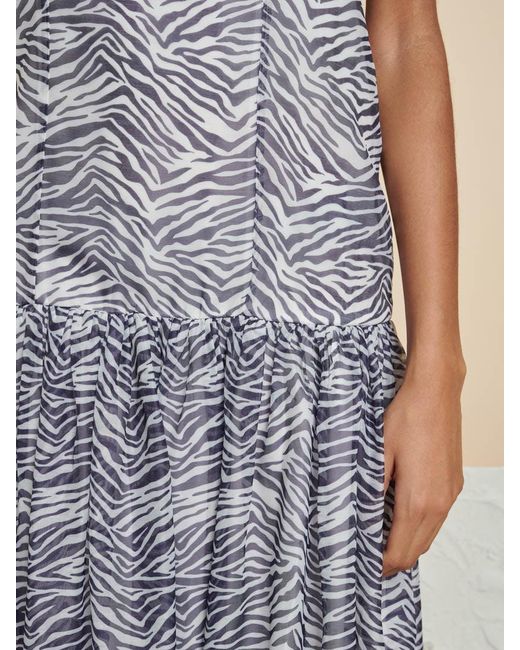 Sister Jane Multicolor Ghospell Cameron Zebra Midi Dress