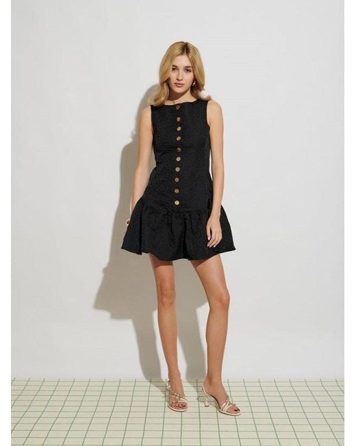 Sister Jane Black Ghospell Edna Mini Dress