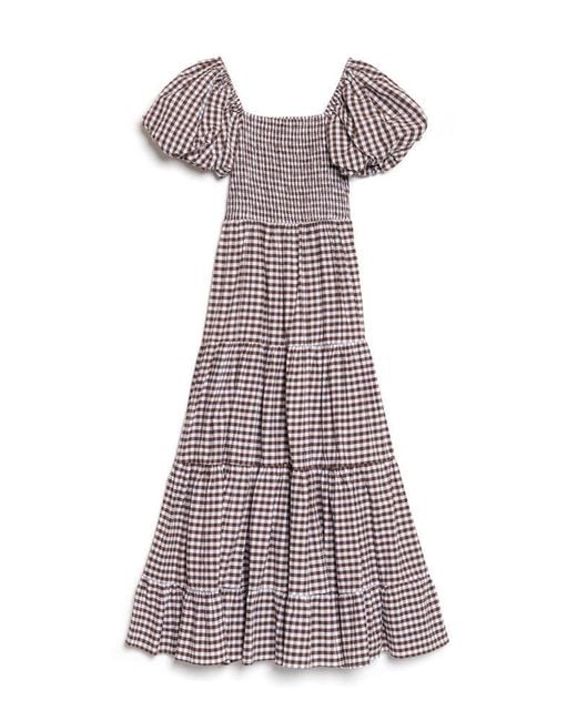 Sister Jane Pink Pollen Gingham Midi Dress