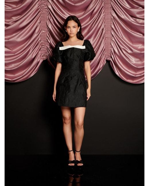 Sister Jane Multicolor Cocktail Jacquard Mini Dress