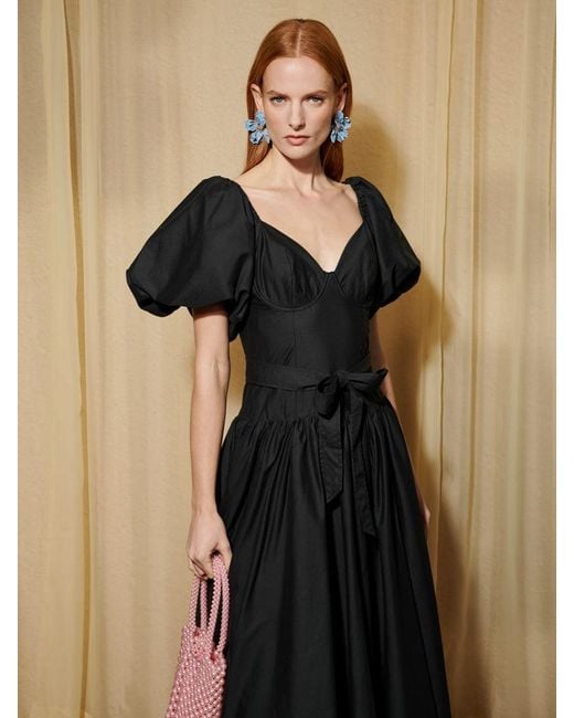 Sister Jane Black Dream Bright Intentions Midi Dress