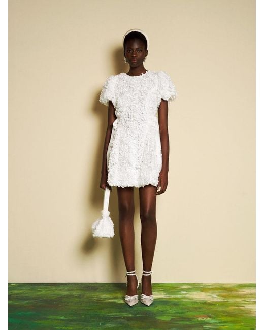 Sister Jane Natural Dream Petalscape Tulle Mini Dress