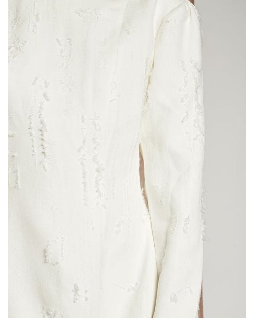Sister Jane White Ghospell Solace Shaped Mini Dress
