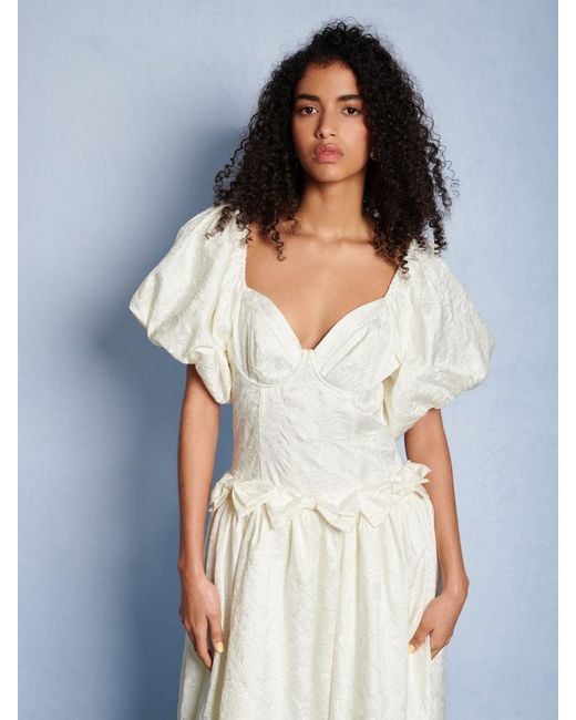 Sister Jane Blue Dream Mora Bow Maxi Dress