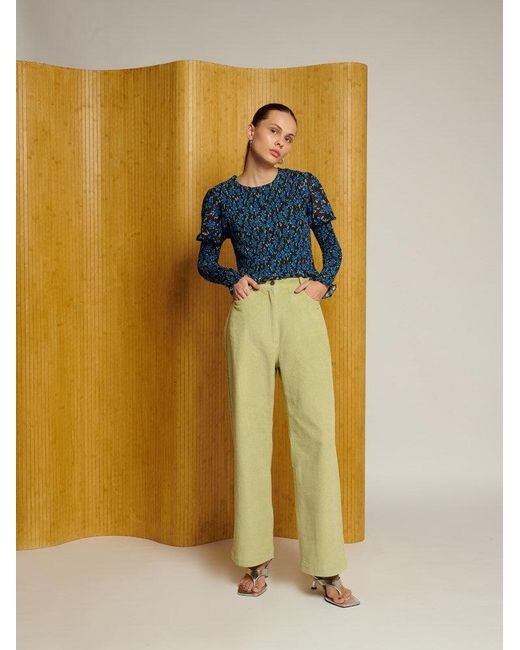 Sister Jane Yellow Ghospell Vega Cord Trousers