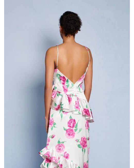 Sister Jane Blue Dream Pernilla Floral Ruffle Top