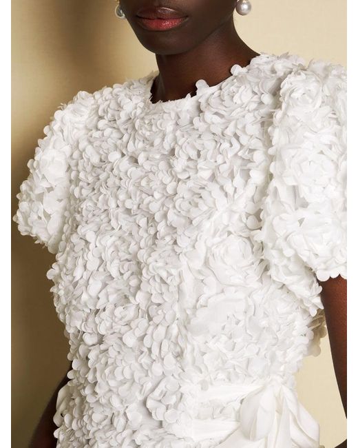Sister Jane Natural Dream Petalscape Tulle Mini Dress
