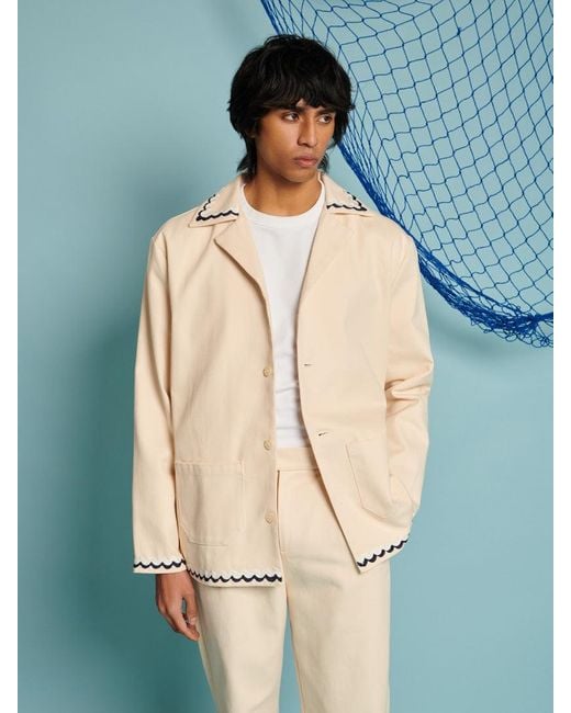 Sister Jane Skipper Ric Rac Jacket in Blue | Lyst